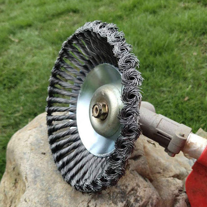 Universal Steel Brush Cutter Head with Adapter