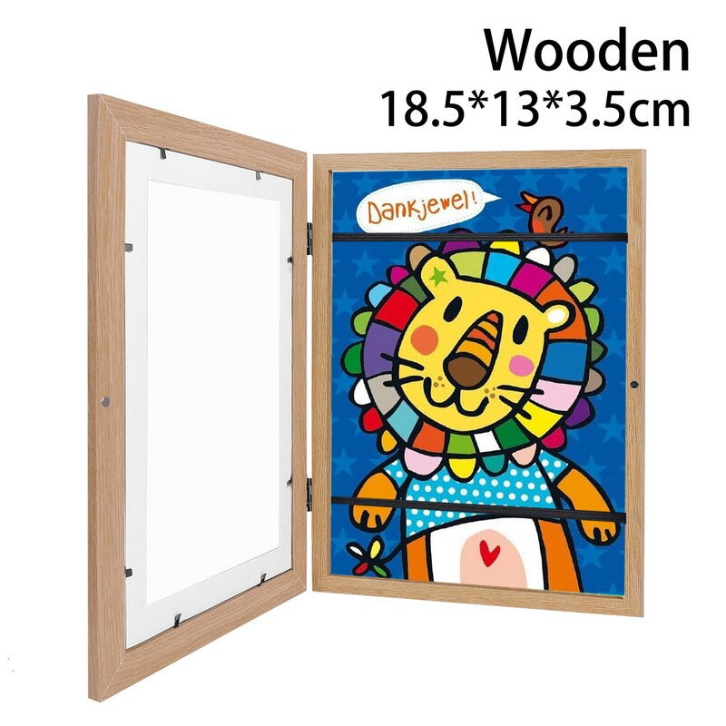 Kids Wooden Picture Display